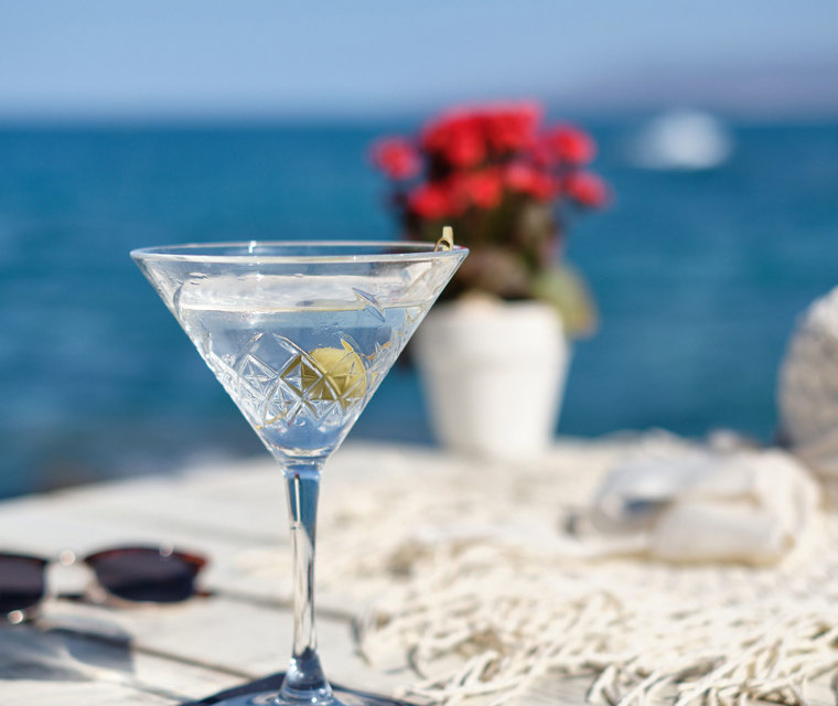 Cretan Blue Beach Hotel dry martini